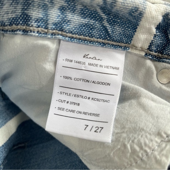 KanCan Striped McKenzie Mid-Rise 90's Flare Wide Leg Jean's Size 27 - Picture 7 of 11